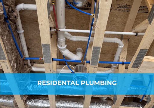 Residential plumbing rough-in