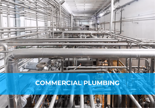 Commercial plumbing installation